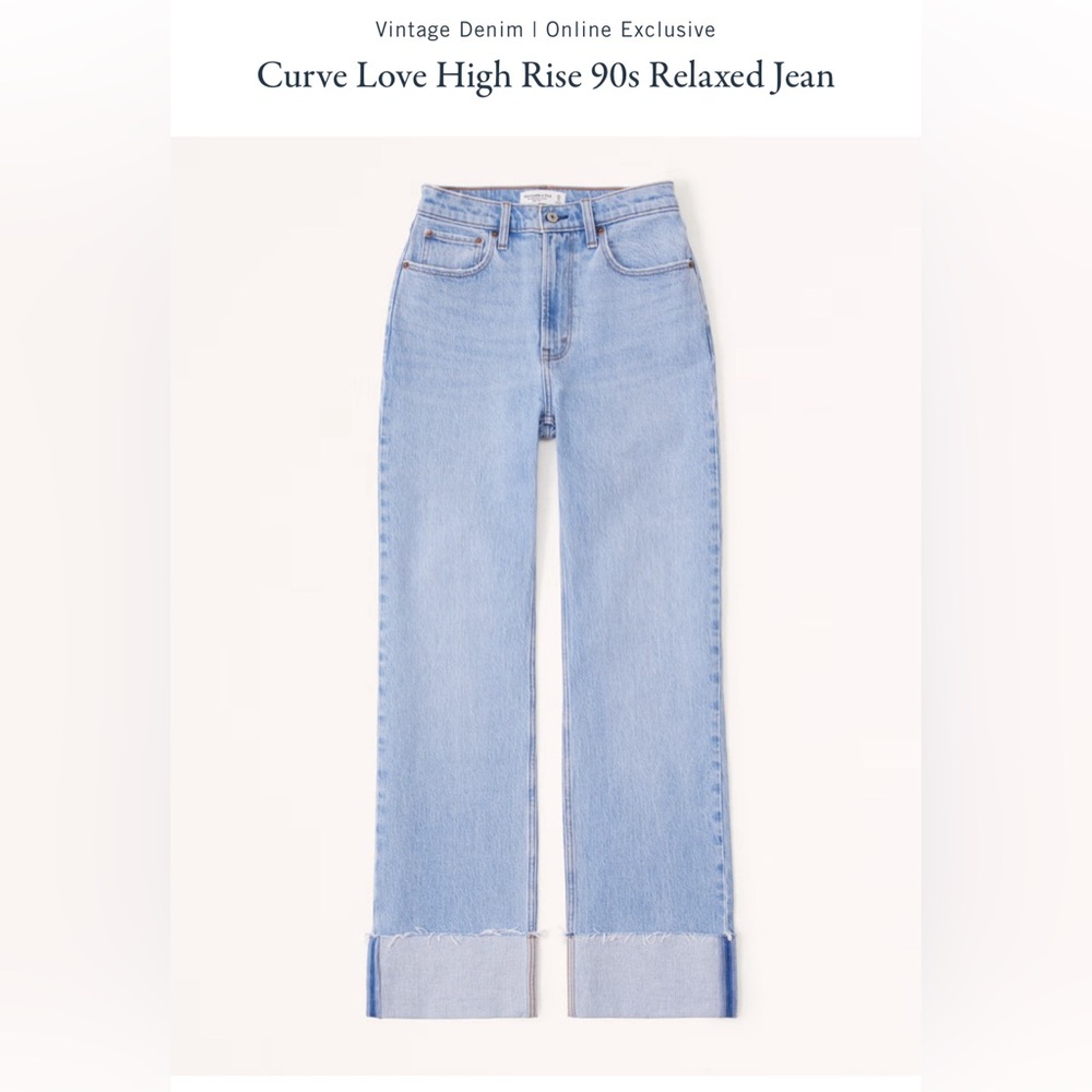Abercrombie Curve Love Jeans Size 24